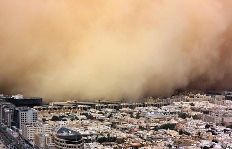 Heliotricity sandstorm